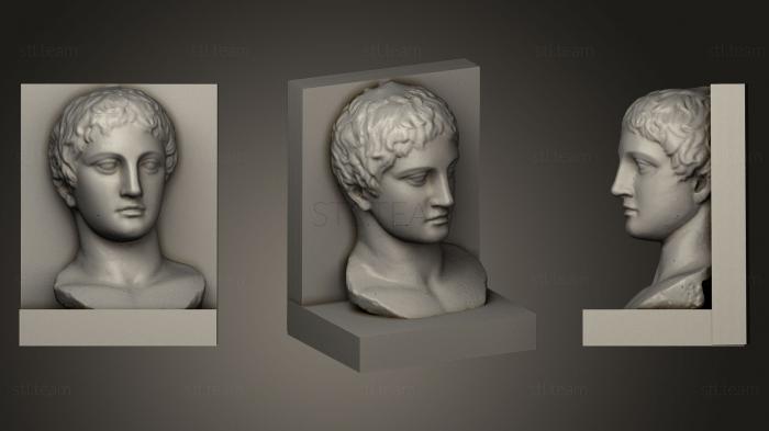 3D модель Римская голова (STL)